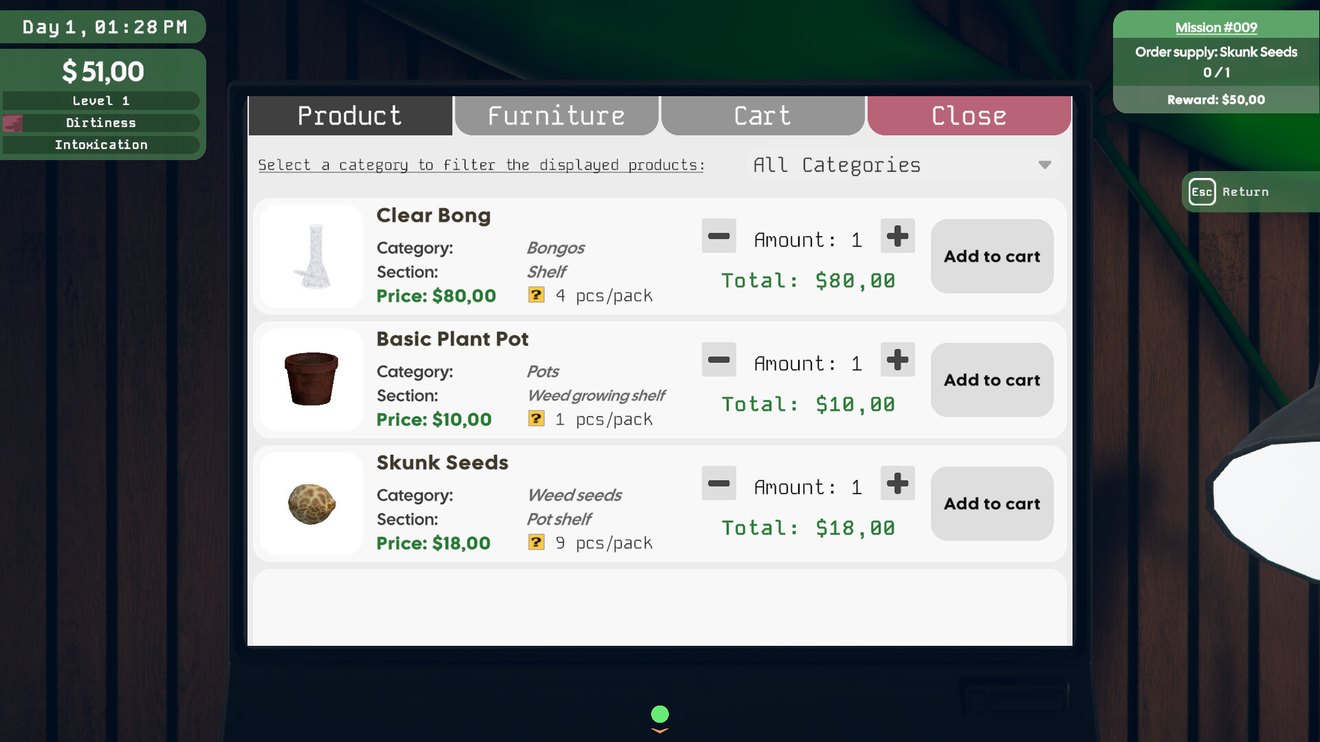 Weed Supermarket Simulator: Prologue screenshot #7