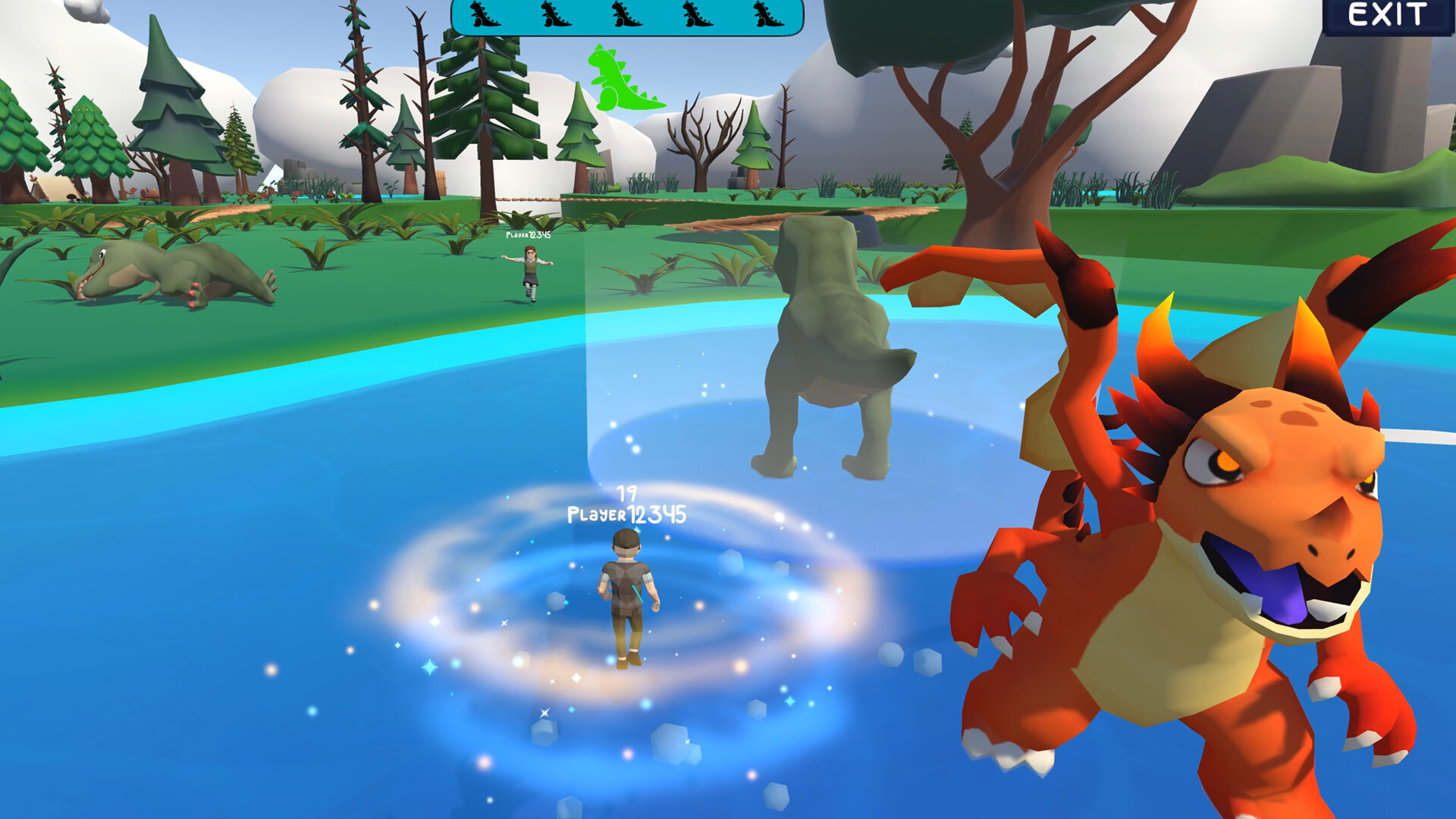 Dino Kick Party screenshot #3