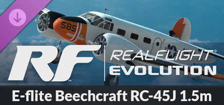 RealFlight Evolution - E-flite Beechcraft RC-45J 1.5m Banner
