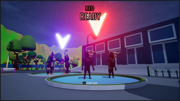 Screenshot of HeadBallz gameplay showing in-action mechanics
