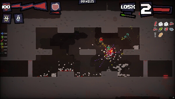 Screenshot of Scandere gameplay showing in-action mechanics