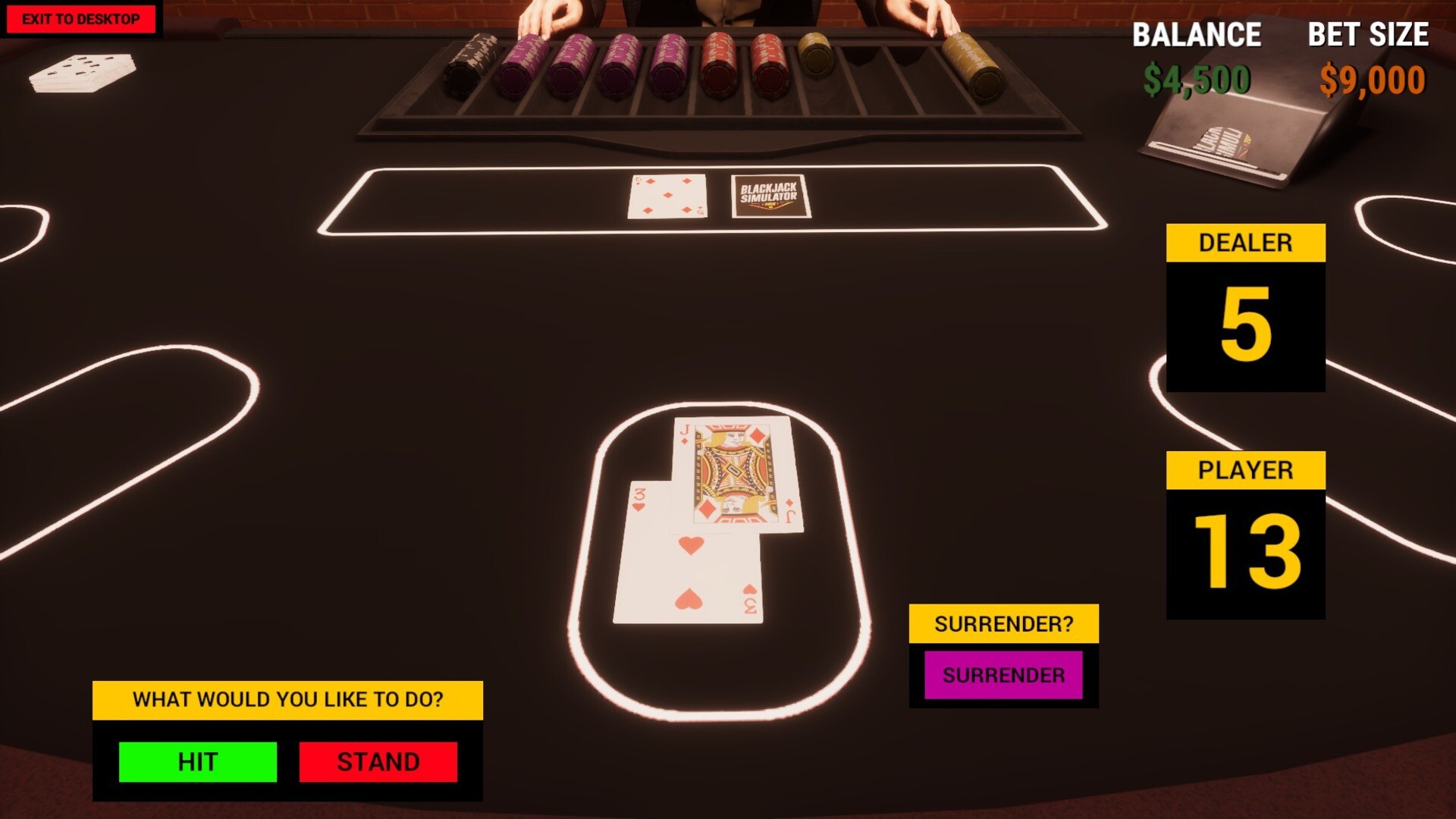 Blackjack Simulator 2026 screenshot screenshot 1