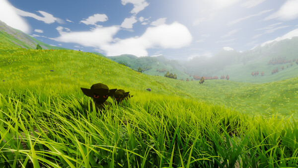 Screenshot of WildCraft gameplay showing in-action mechanics