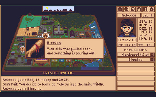 Screenshot of Compromised Investigator gameplay showing in-action mechanics