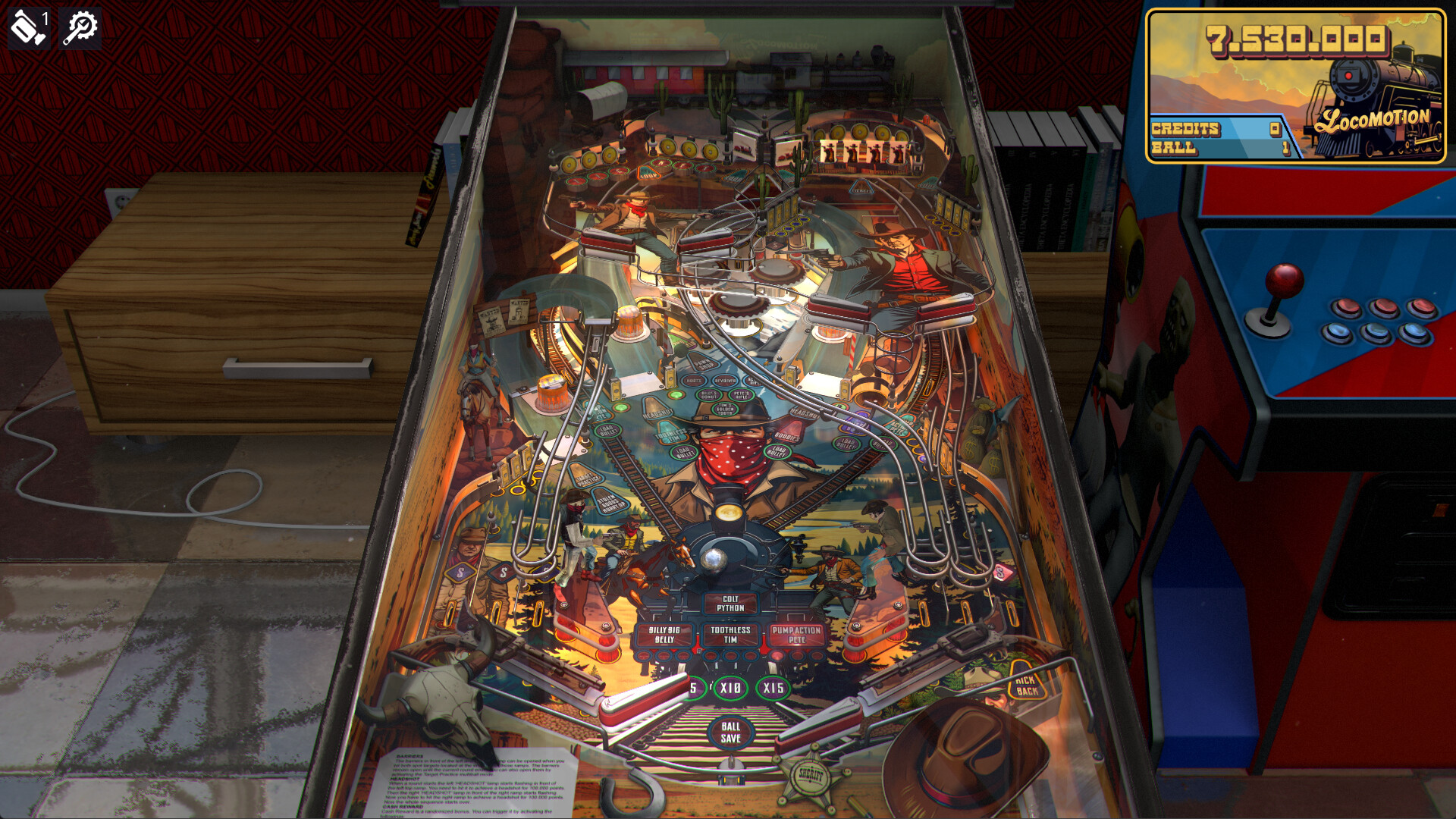 Zaccaria Pinball - Locomotion Deluxe Pinball Table Featured Screenshot #1
