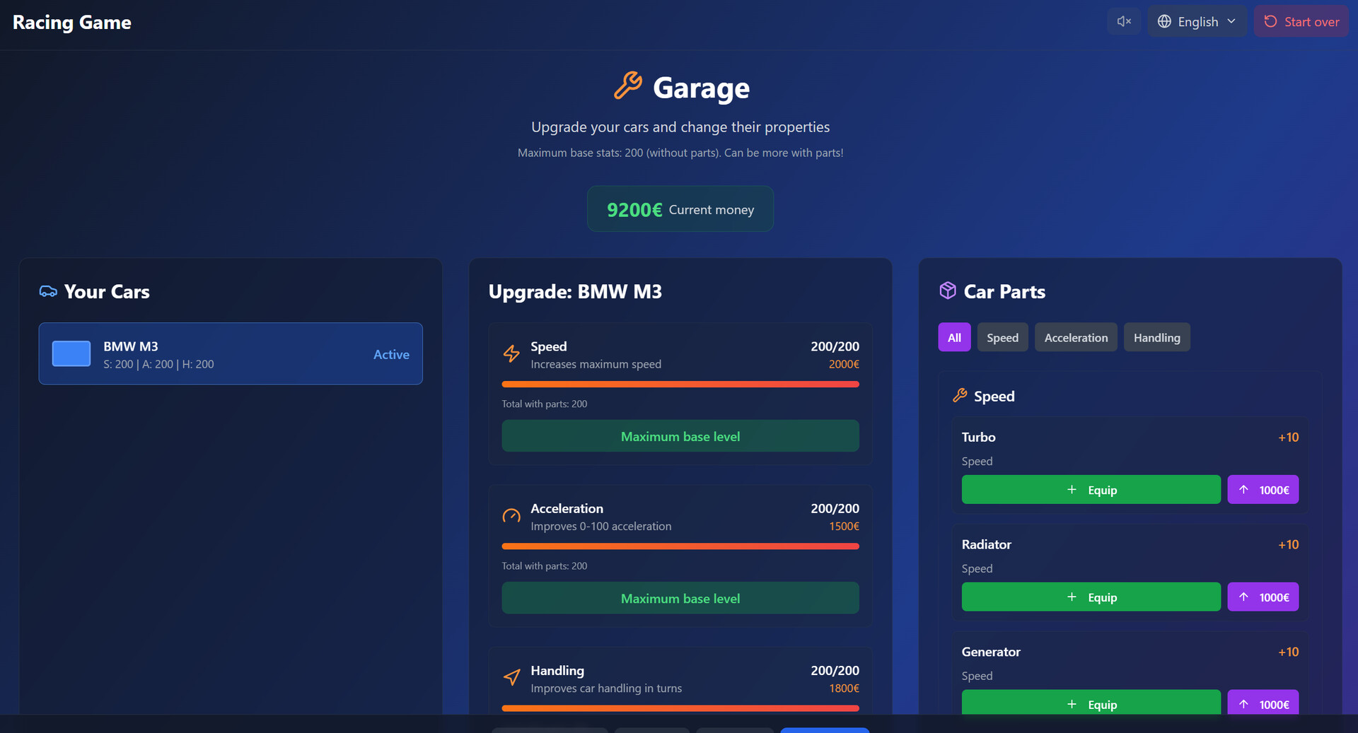 3D race game Featured Screenshot #1