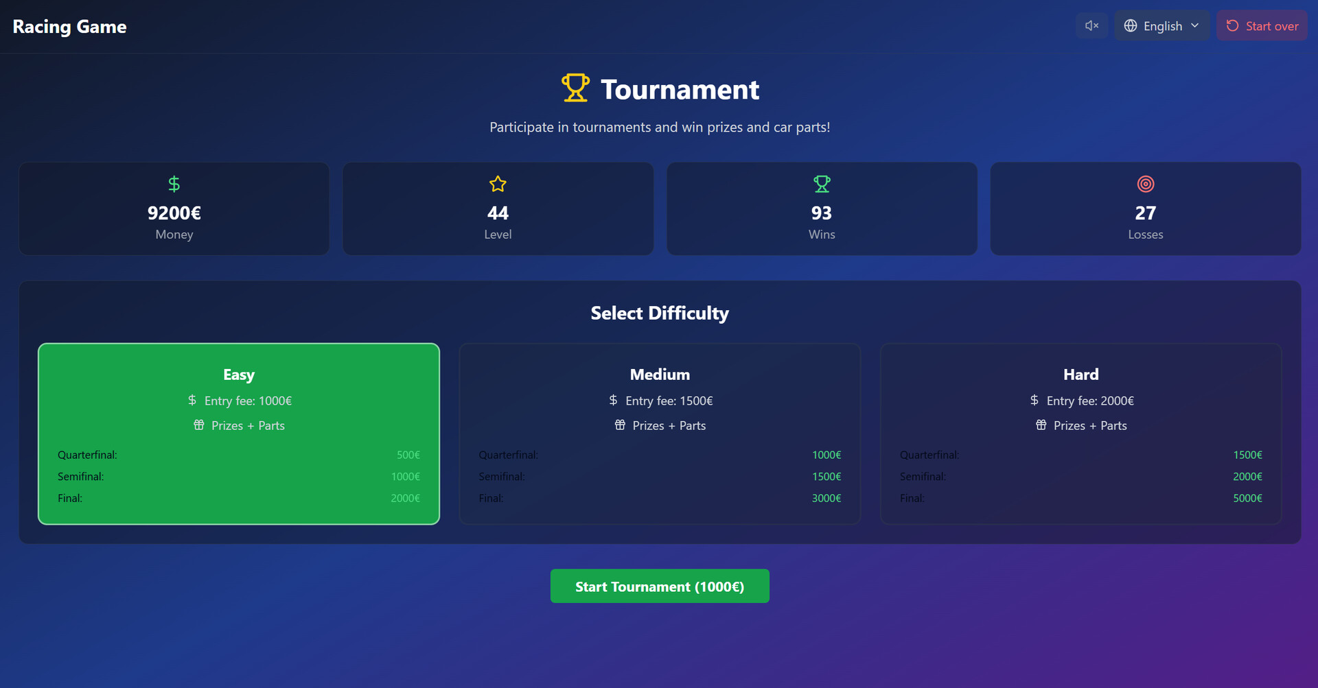 3D race game screenshot #3