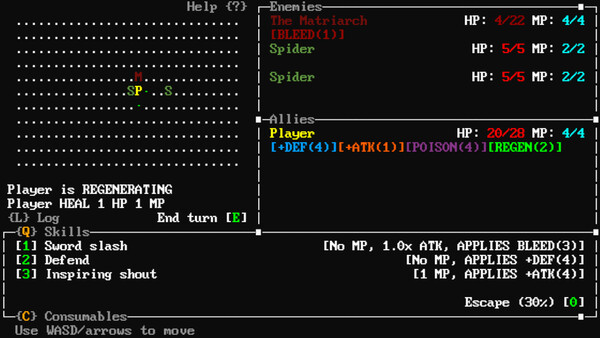 Screenshot 2 of TAE RPG - additional gameplay view