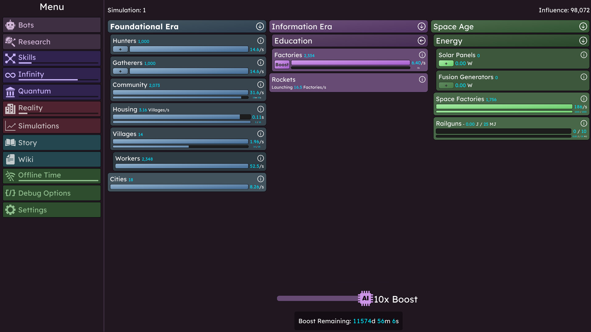 Idle Dyson Swarm screenshot #7