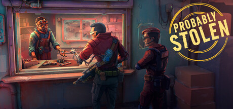 Probably Stolen - Cyberpunk Pawnshop Simulator header art