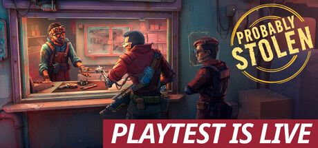 Cover image for Probably Stolen - Cyberpunk Shopkeeper Sim