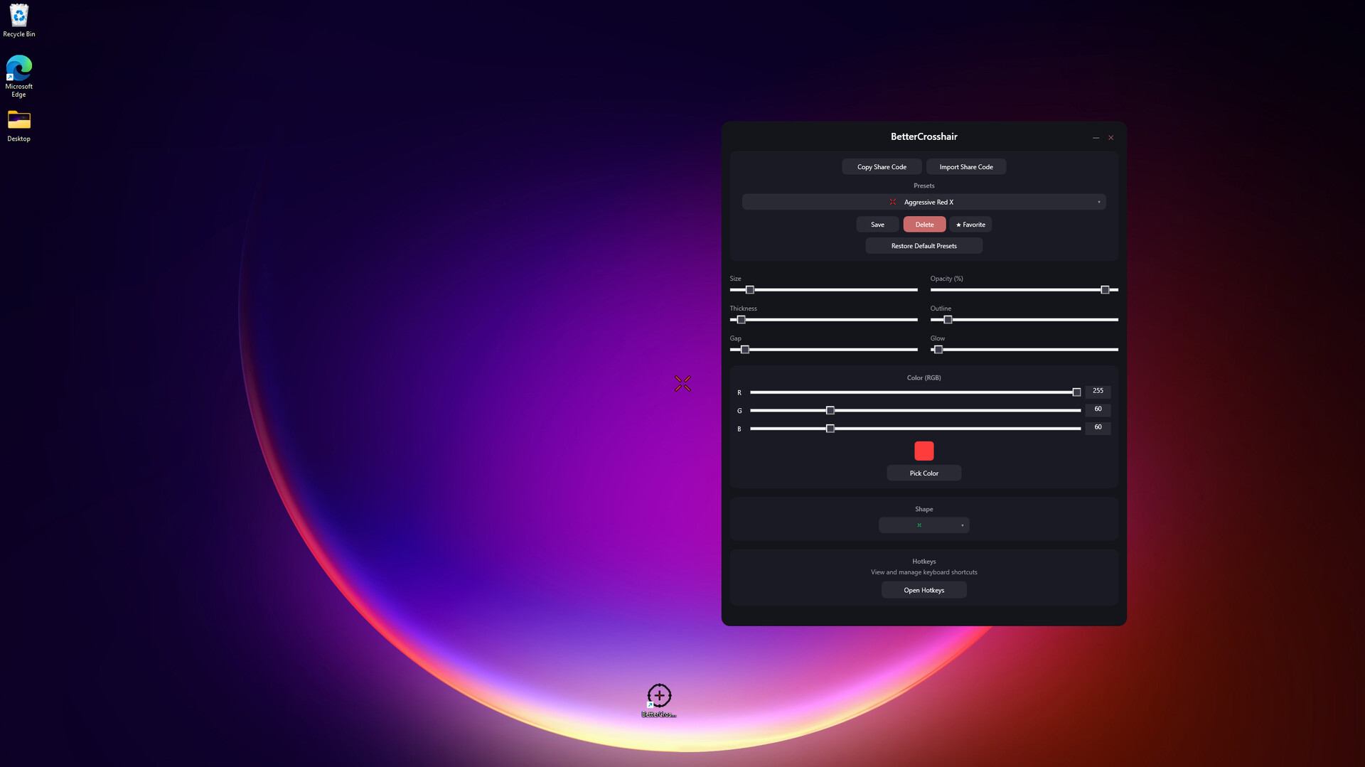 BetterCrosshair Featured Screenshot #1