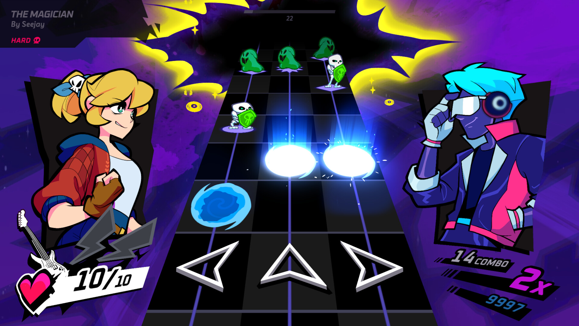 Скриншот Rift of the NecroDancer: Spin Rhythm XD – The Magician – Seejay — кадр 3
