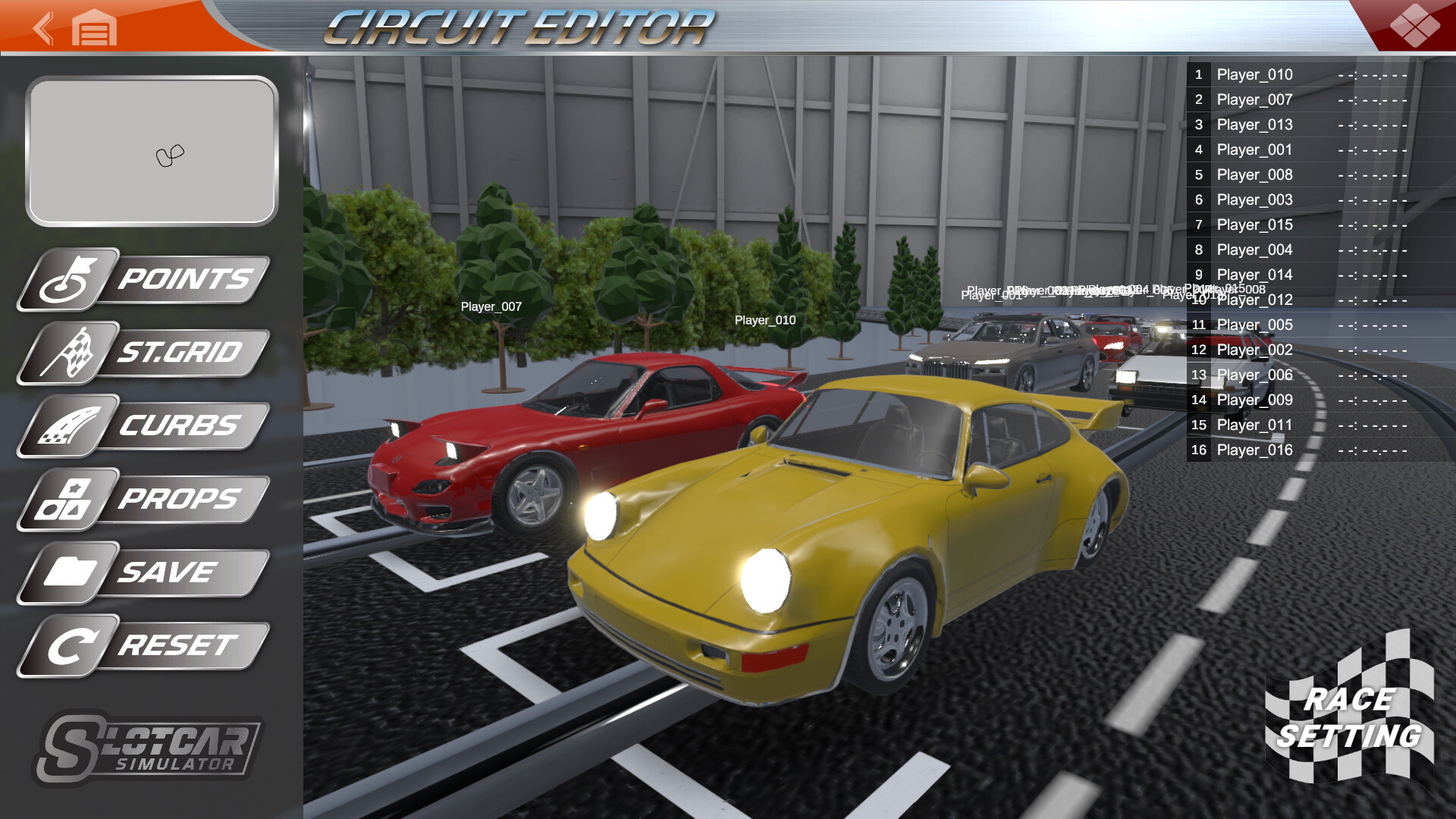 Slot Car Simulator screenshot #12