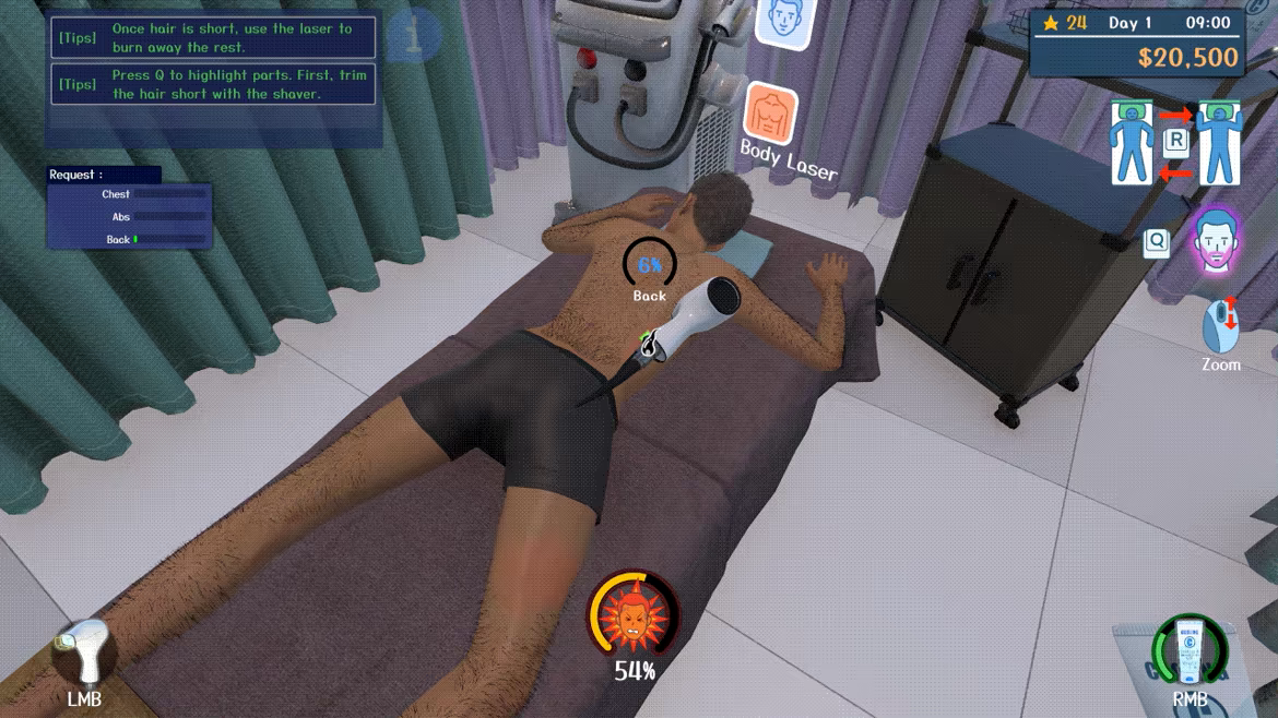 Hair Removal Salon Simulator video 2