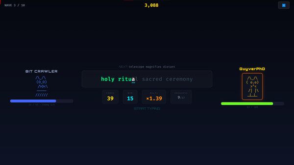 Screenshot of Typers Combat