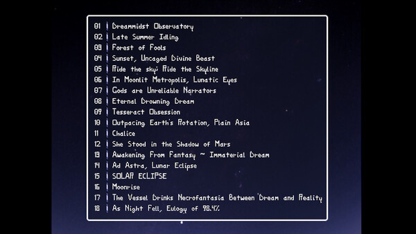 Touhou Lensed Night Sky, Kaseigai Soundtrack