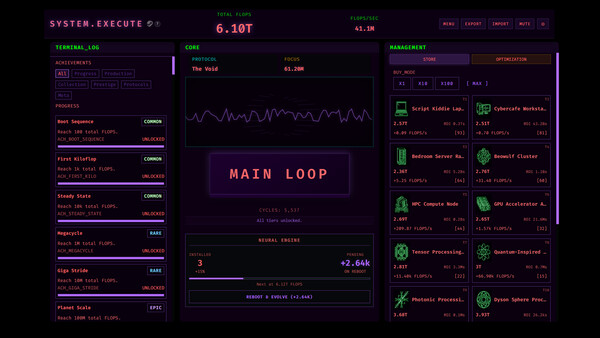 Screenshot of System.Execute