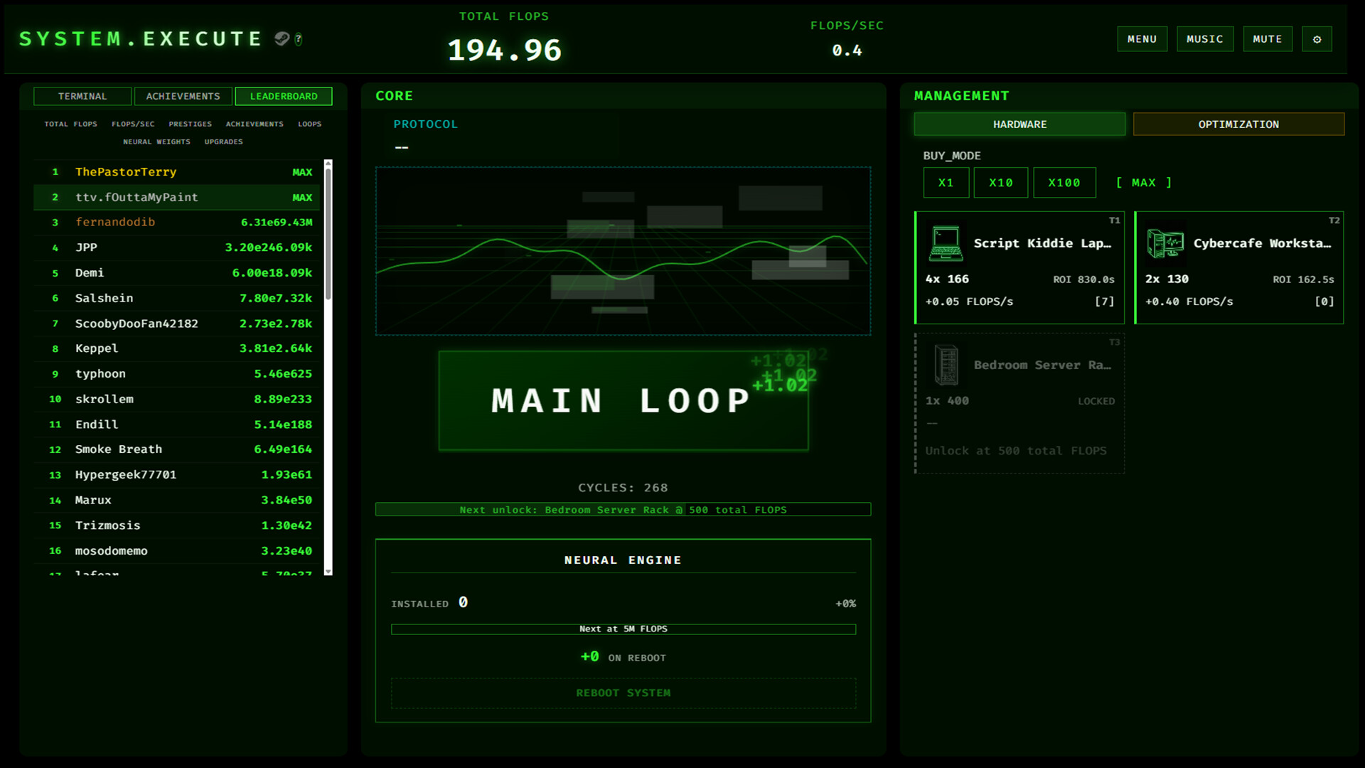 System.Execute screenshot