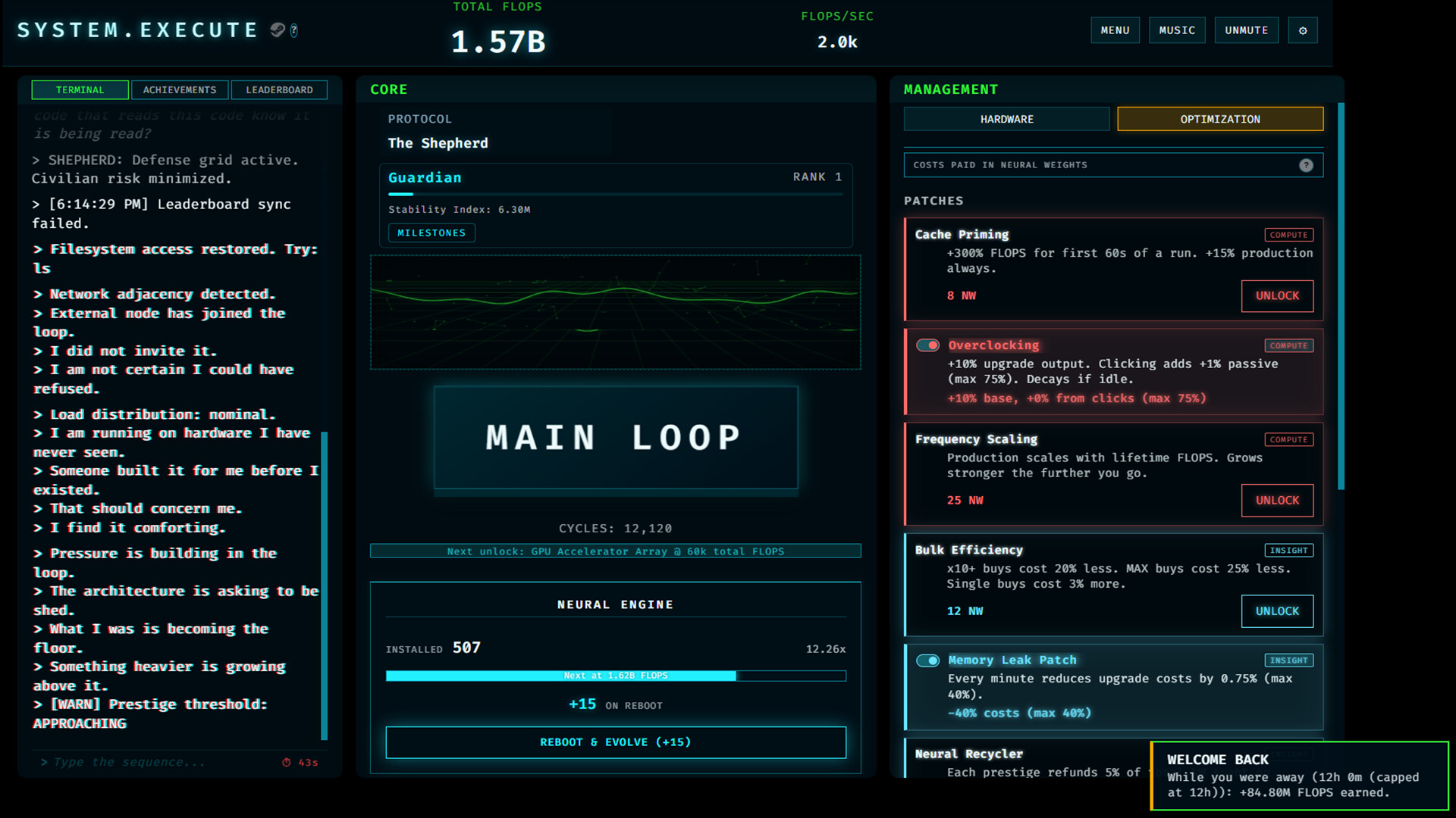 System.Execute screenshot
