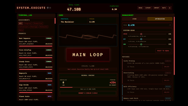 Screenshot of System.Execute