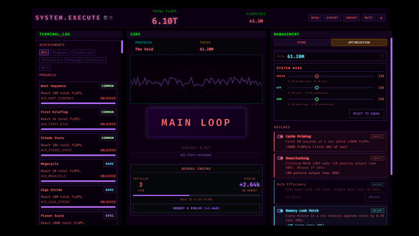Screenshot of System.Execute