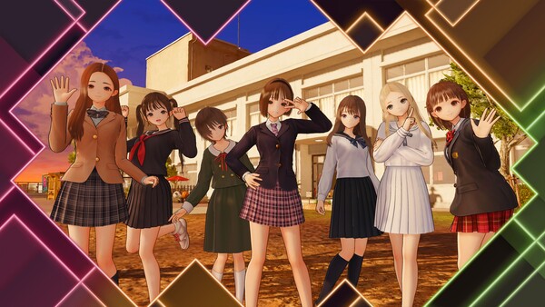 BLUE REFLECTION Quartet: Special Photo Frame - Quartet screenshot 1