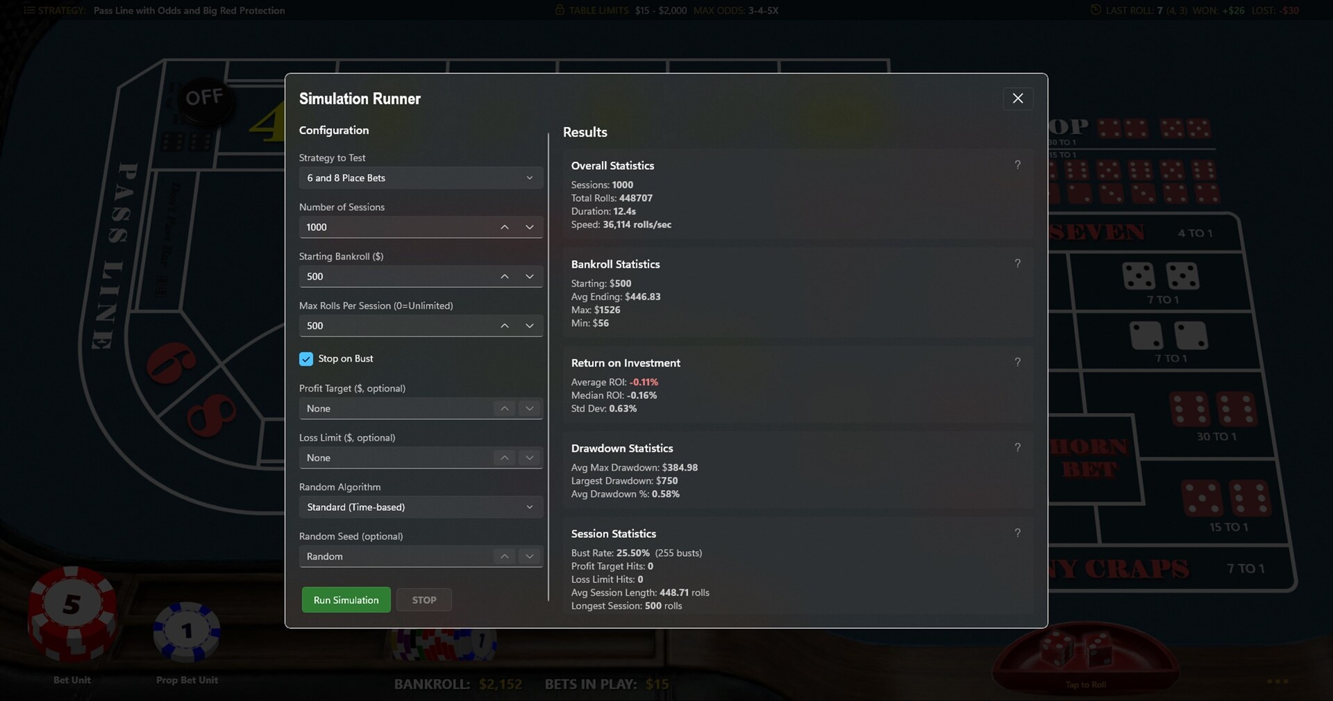 Knave Craps screenshot 7