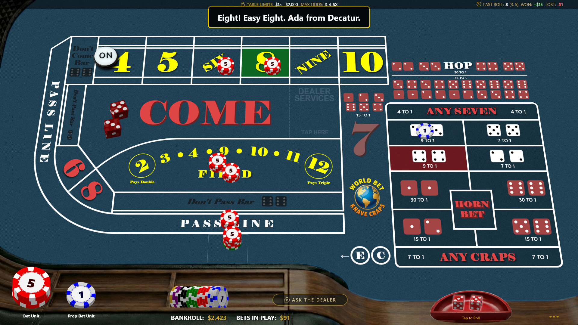 Knave Craps