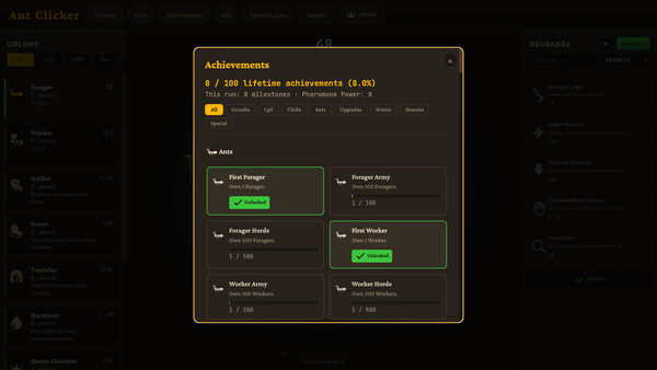 Ant Clicker — скриншот