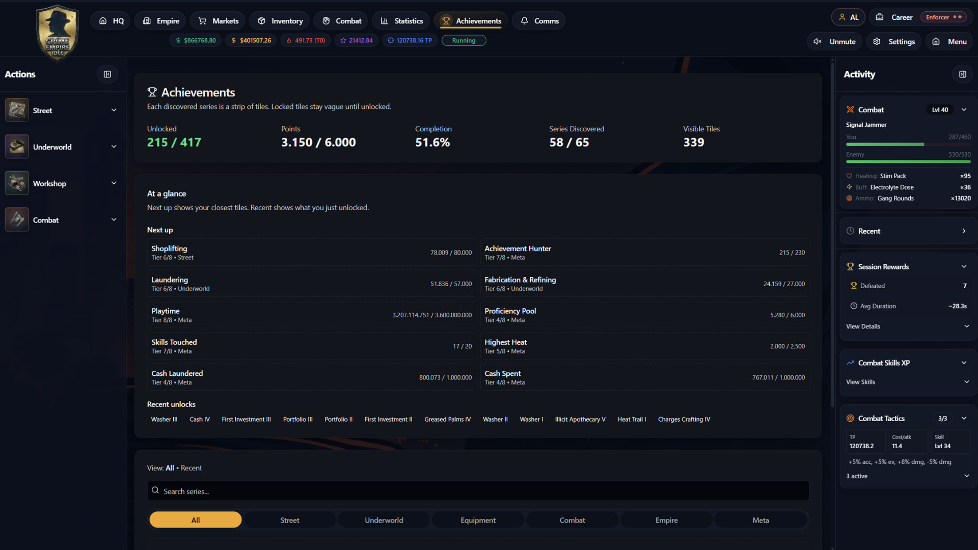 Crime Empire Idle screenshot #13