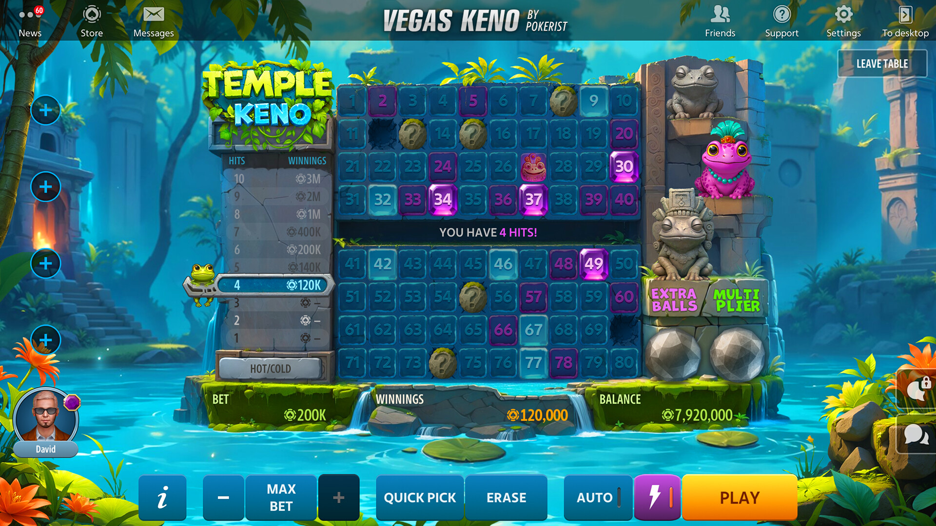 Vegas Keno by Pokerist screenshot #5