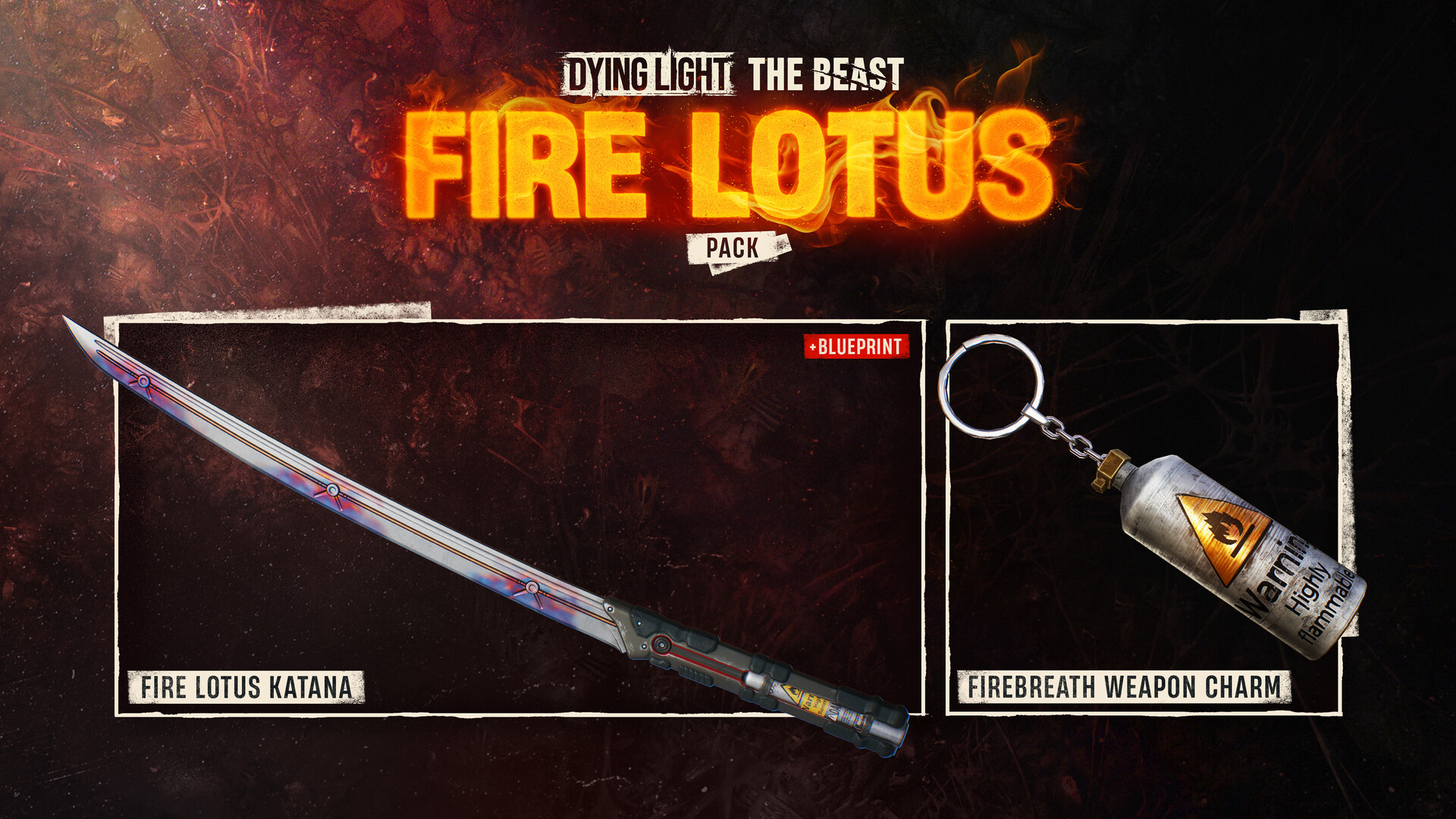Dying Light: The Beast - Fire Lotus Weapon Pack Featured Screenshot #1