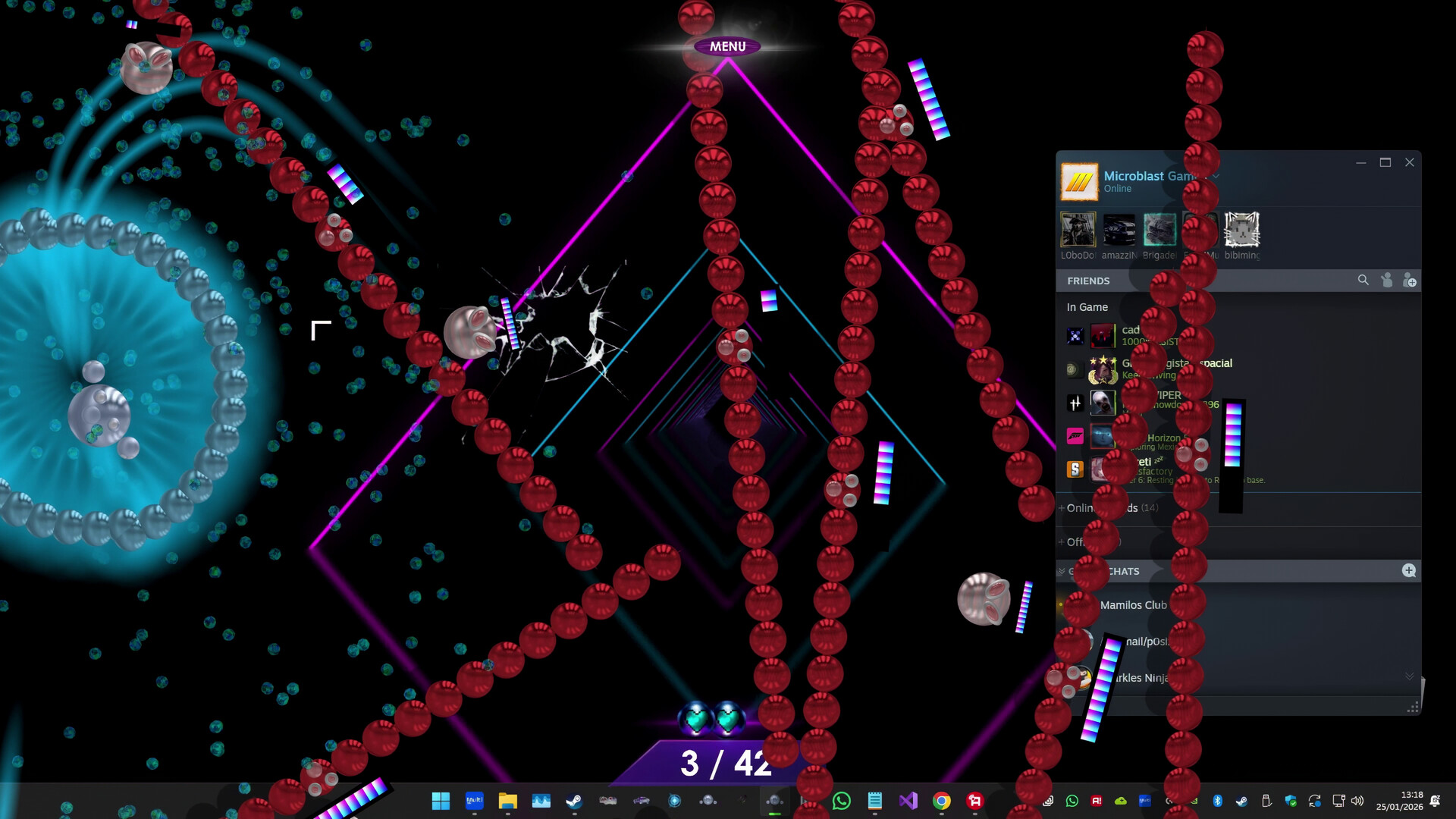 CPU Invaders - Micro Spheres screenshot #5