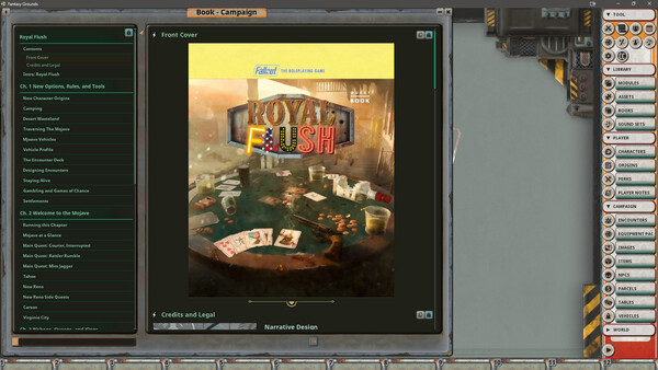 Fantasy Grounds - Fallout RPG - Quest Book - Royal Flush