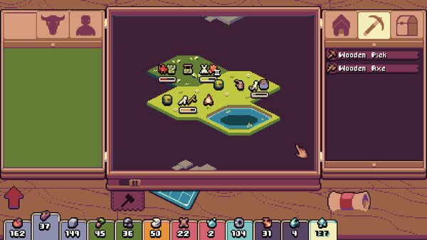 Screenshot of EMBARK : Tiles & Territory gameplay showing in-action mechanics