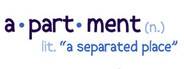 apartment: a separated place