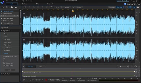 CyberLink AudioDirector 6 Screenshot