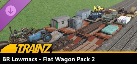 Trainz 2019 DLC - BR Lowmacs - Flat Wagon Pack 2