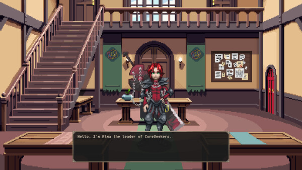 Screenshot of HuntCore gameplay showing in-action mechanics