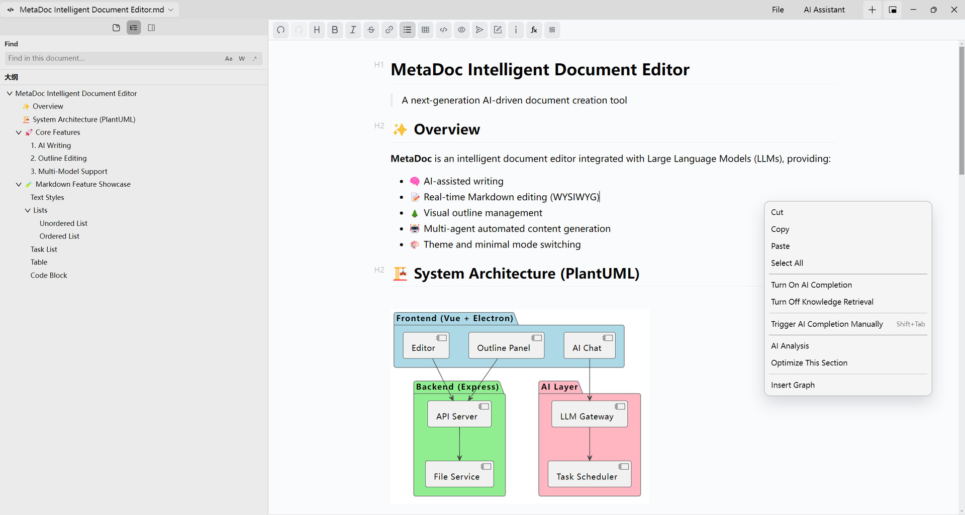 MetaDoc screenshot 2