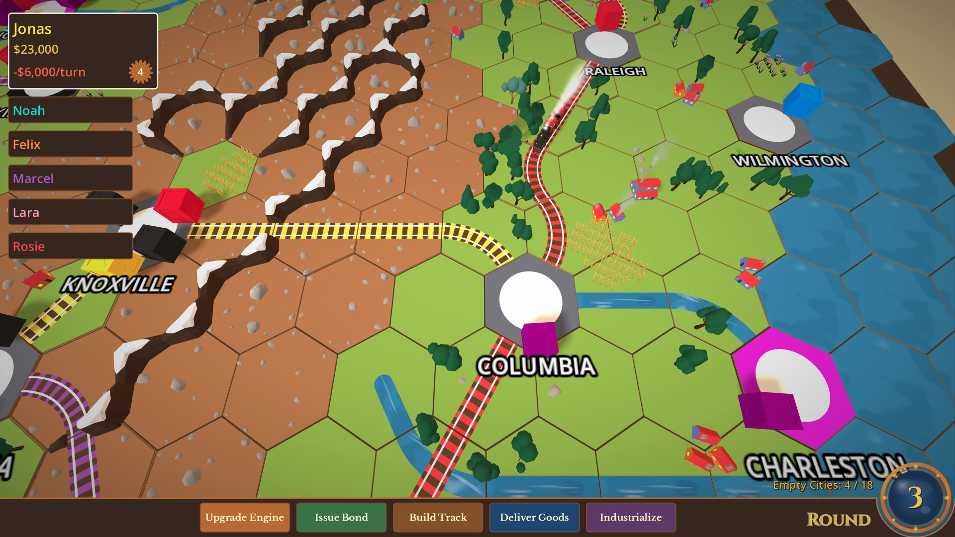 Rails & Rivals screenshot #2