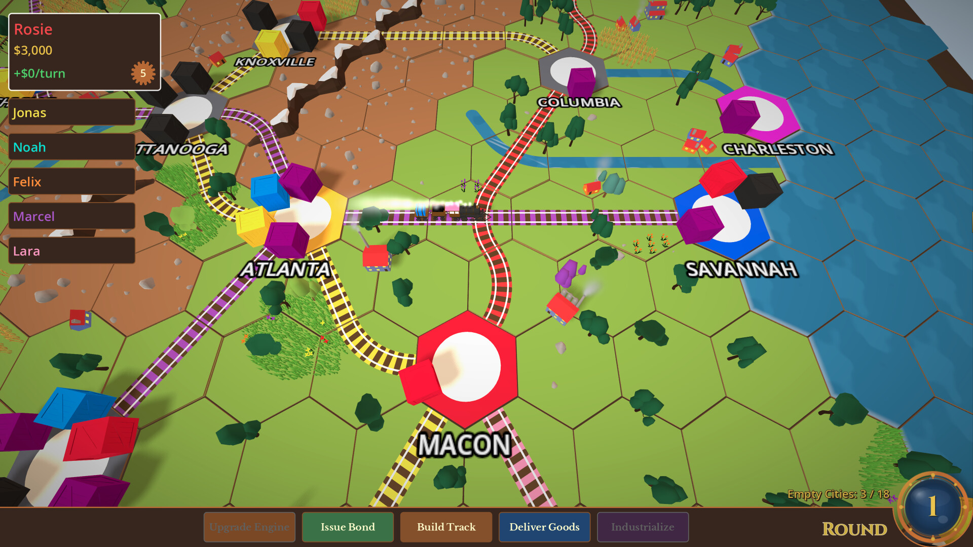 Rails & Rivals screenshot #4