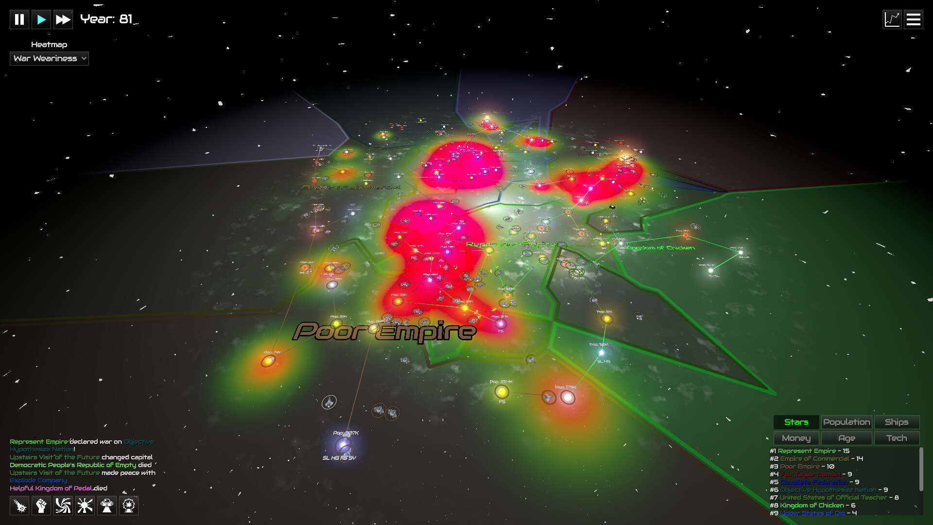 GalactiWar - Empire Simulator screenshot #5