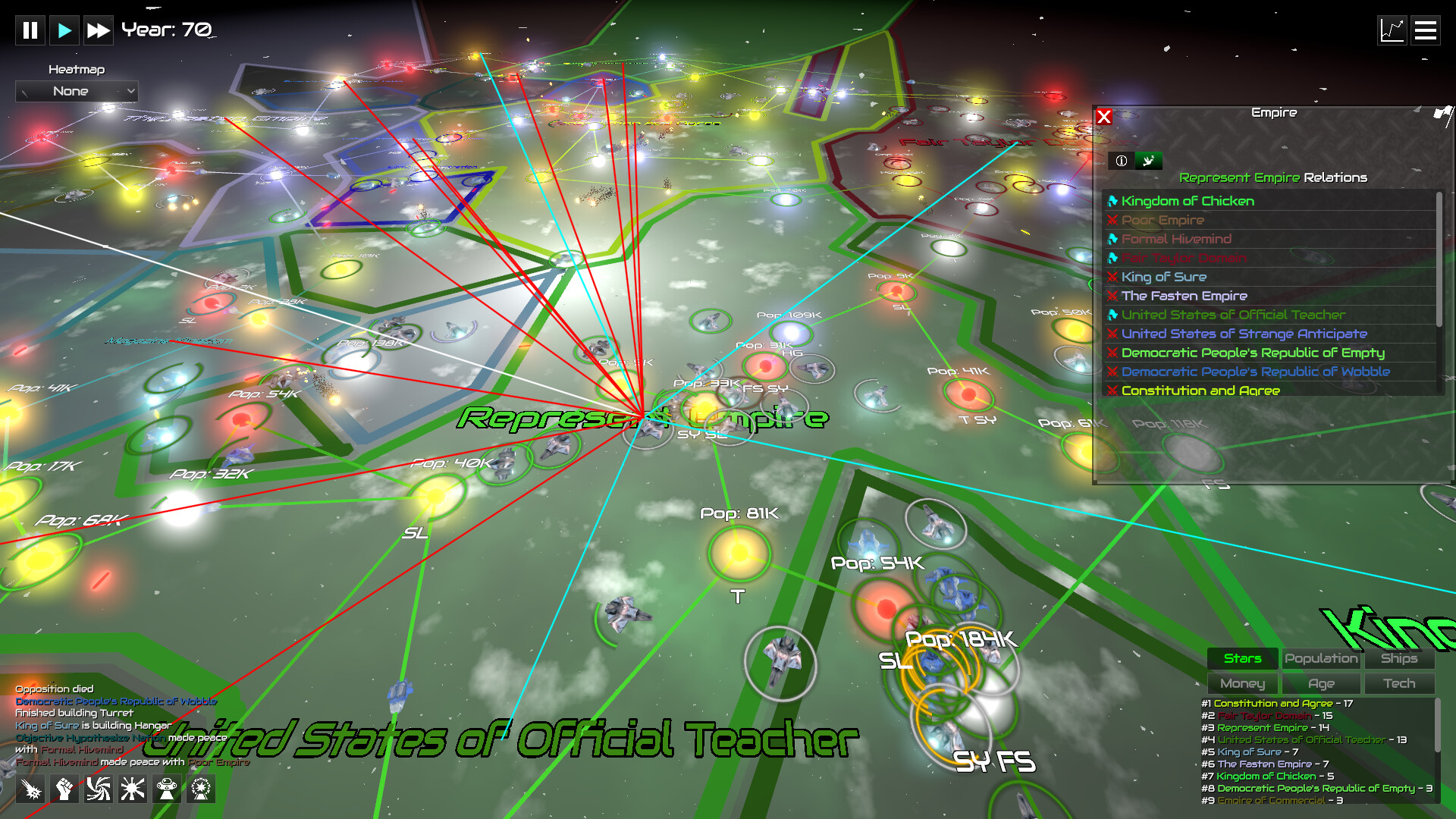 GalactiWar - Empire Simulator screenshot #12