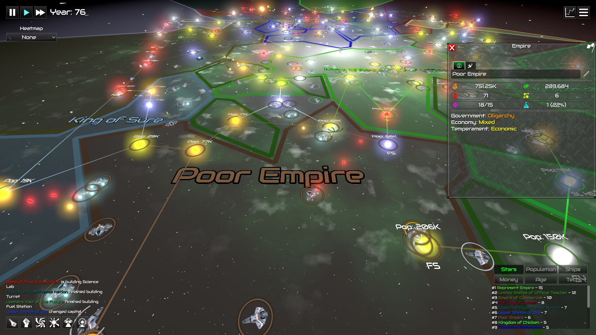 GalactiWar - Empire Simulator screenshot #8