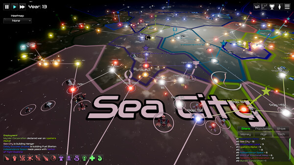 Скриншот 1 из игры GalactiWar - Empire Simulator