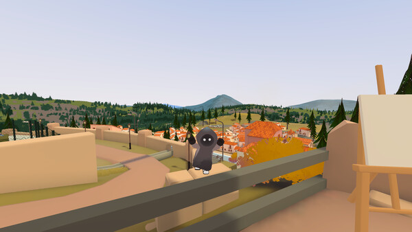 Screenshot of Virivì e l'ombra della pioggia gameplay showing in-action mechanics