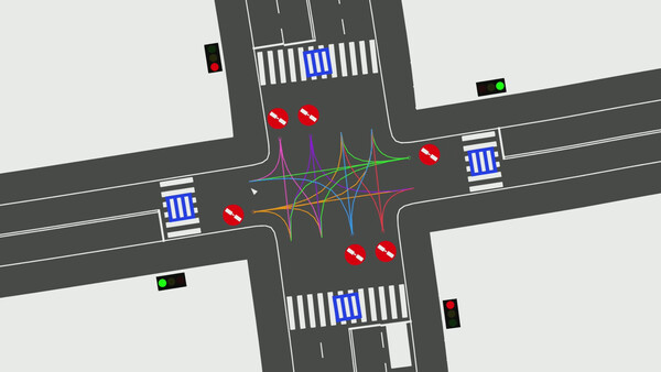Screenshot of City Painter gameplay showing in-action mechanics