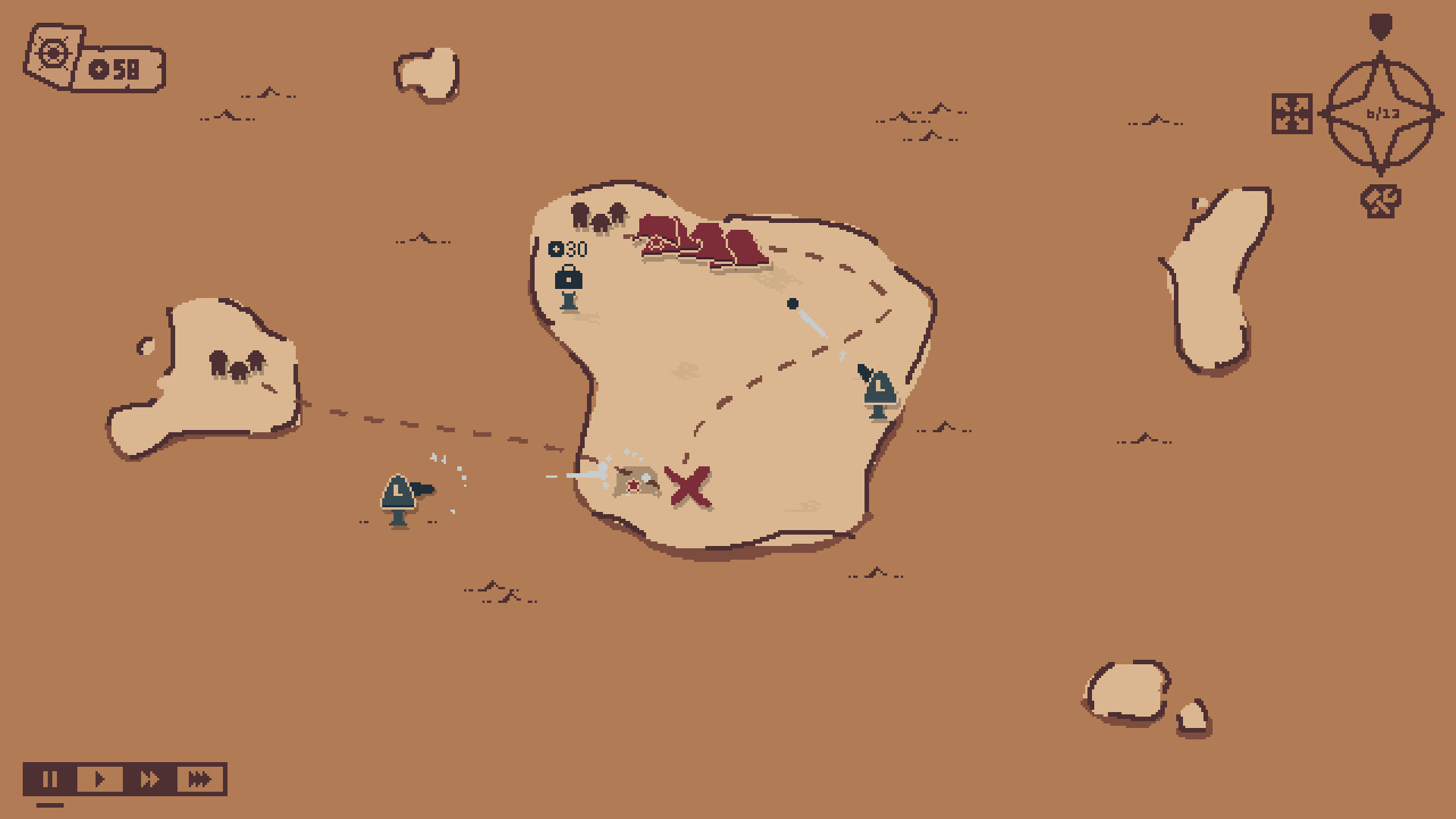 PEW PEW PIRATES - Tower Defense screenshot #1